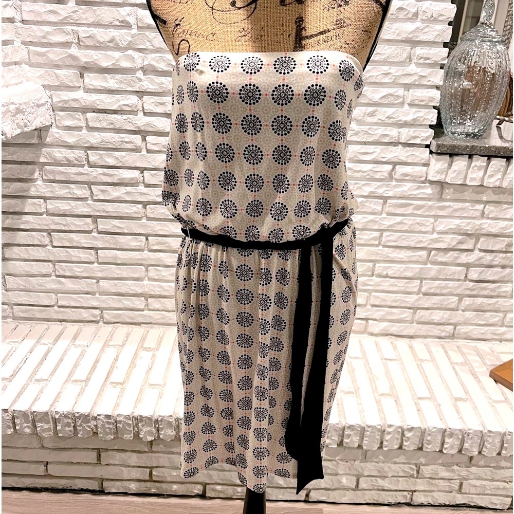 NWT White House Black Market Strapless Dress Sz L